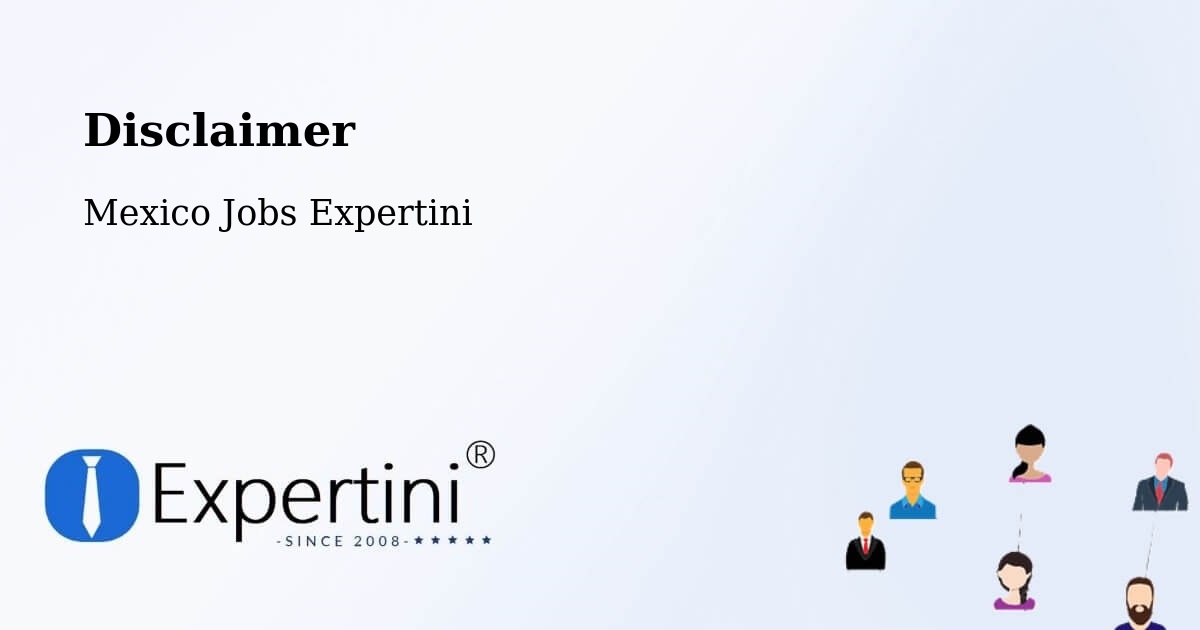 Disclaimer – Cuendo - Mexico Jobs Expertini